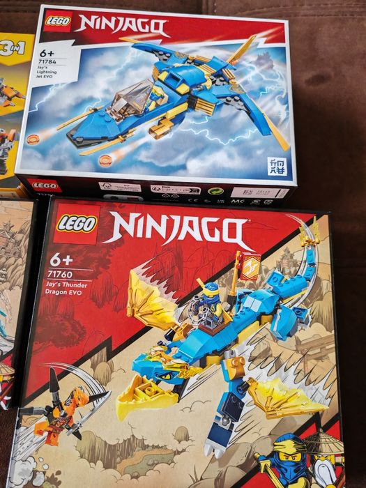 Продавам 5 нови lego сета Ninjago и Creator