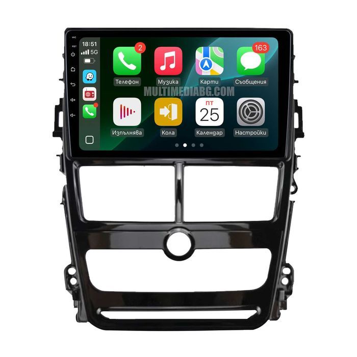 Toyota Yaris 2017-2019 Мултимедия Навигация Android