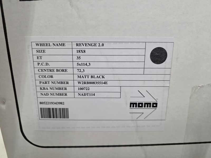 18цола 5x114.3//5х114.3 Toyota Honda Hyundai Kia Mazda Tesla