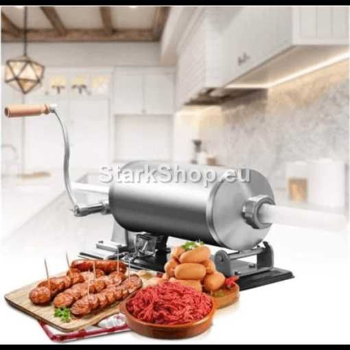 Хоризонтална Пълначка за Наденички Колбаси Метален Плот 4кг STAHLMAYER