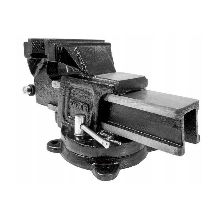Menghina rotativa de banc turnata, 100 mm 4", din fonta, cu nicovala,