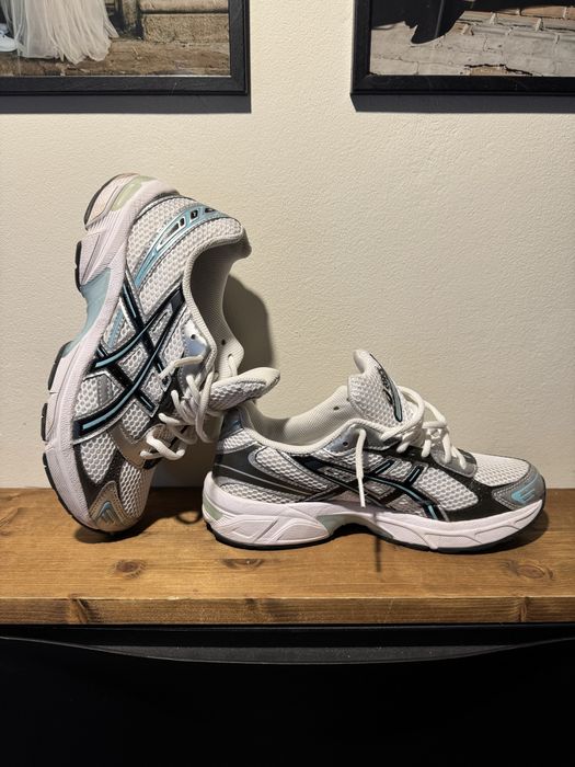 ASICS White & Pure Silver Gel 1130 Trainers