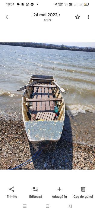 Barca aluminiu stare f.buna