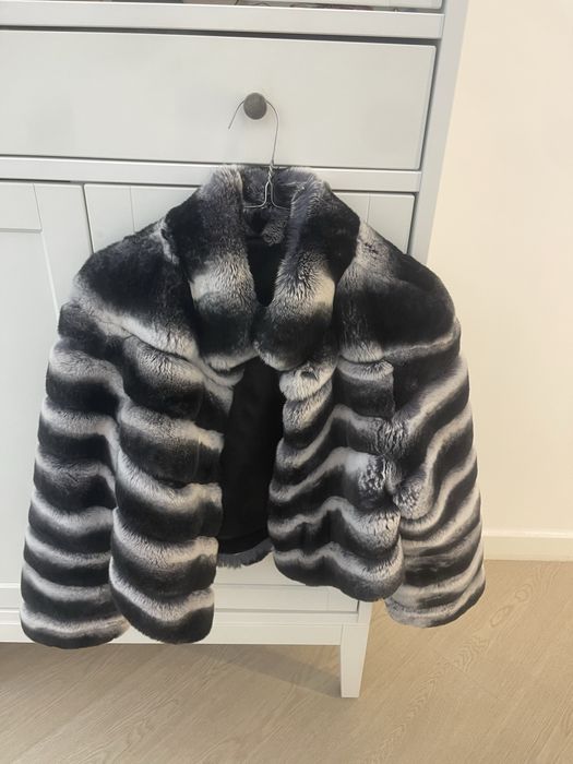 Blana chinchila rex naturala