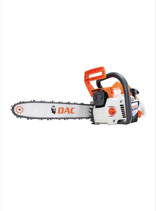 Drujba (motofierastrau) cu lant pe benzina Ruris DAC 401RS, putere 2.5 CP, 36.3 CC, motor 2 timpi, lungime sina 35 cm, lant 3/8 1.3 + manusi + pila