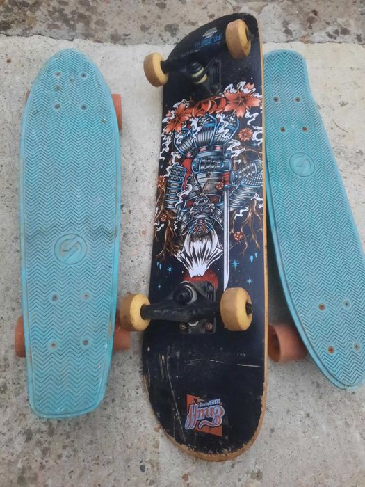 Skateboard Enuff + doua penny board-uri