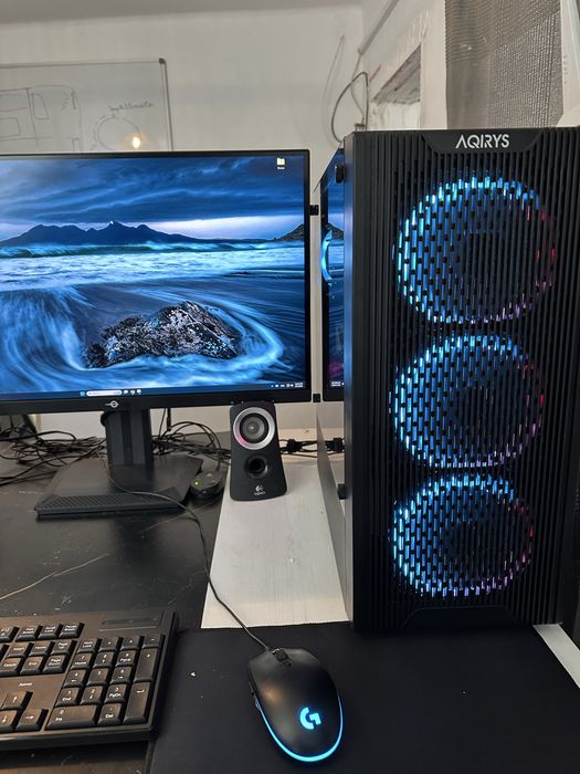 Ultra Gaming PC - Ryzen 9 9900x, Sapphire Pure RX 9070 XT 16 GB, 16 GB DDR5 6000 MHz CL 30, SSD Nvme 1TB, Monitor 4k 180Hz/FullHD 320 HZ