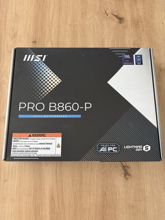 MSI PRO B860-P LGA 1851 Thunderbolt4 5G LAN PCIe 5.0 ATX