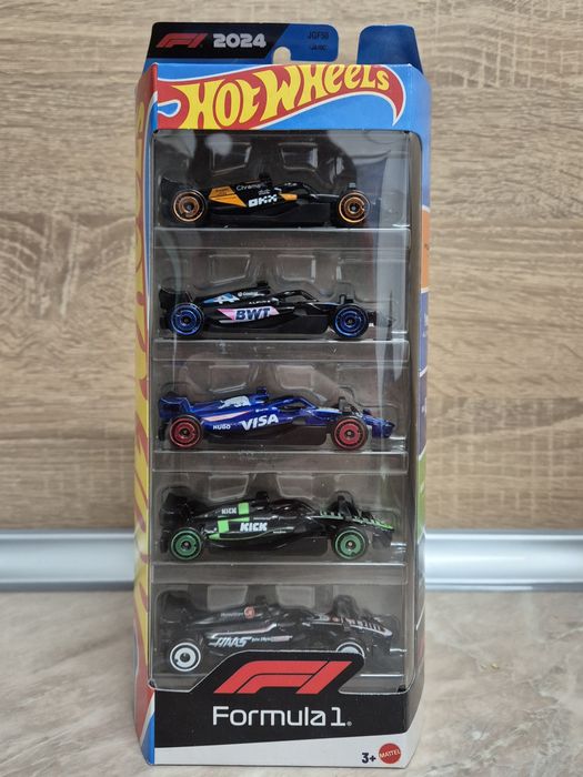 Hot Wheels F1 2024 Official 5-Pack