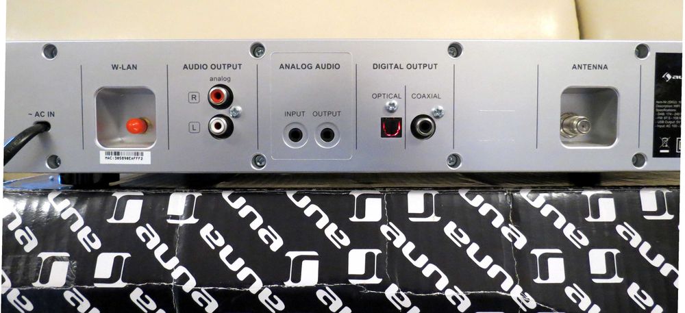 Auna  iTuner 320 BT Digital Hi-Fi Tuner with Bluetooth and WiFi ,Spotify Connect ,Internet, DAB+ and FM Tuner, DLNA & UPnP, USB ,Network Media Player