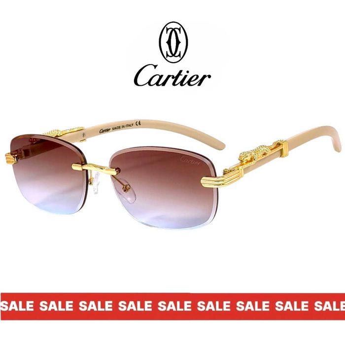 Cartier Panthère 2027 Дамски слънчеви очила с акцент луксозна пума