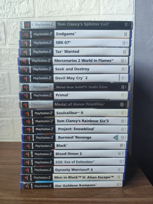 Оригинальные диски для PS2