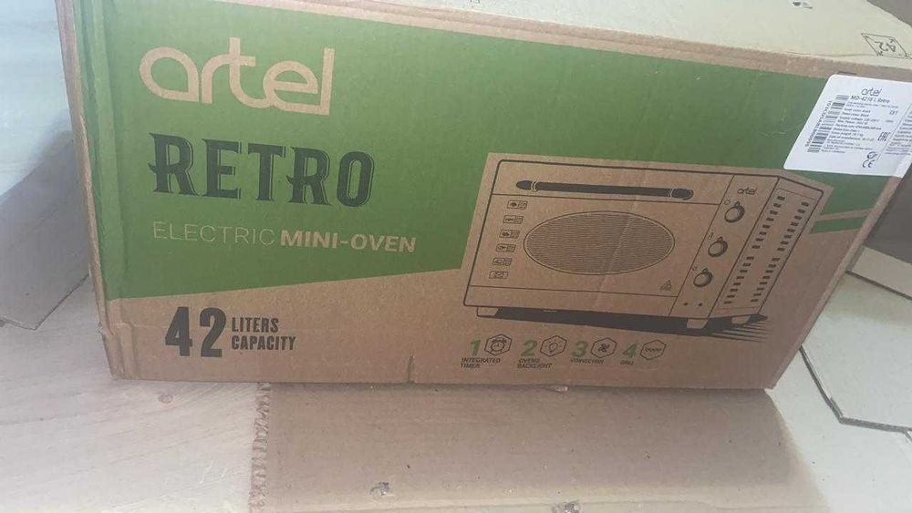 Минипечь Artel MD 4218 L Retro Черная