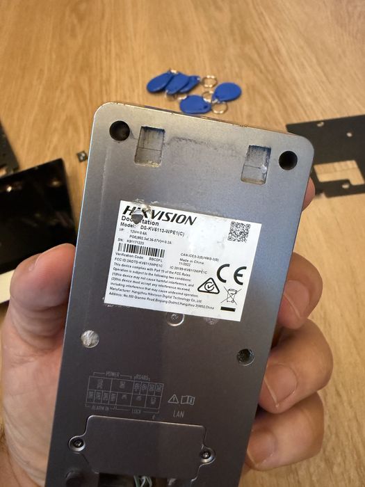 Vand kit videointerfon Hikvision DS-KH6320-WTE