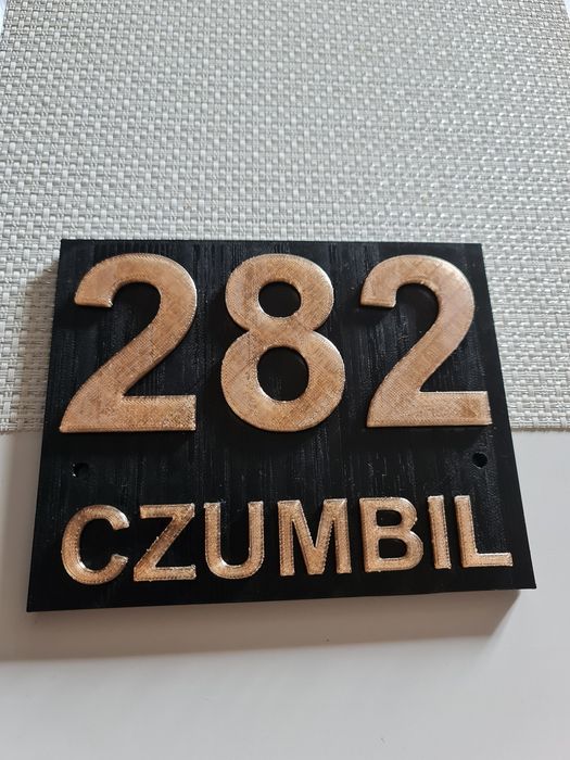 Numar casa modern unicat personalizat