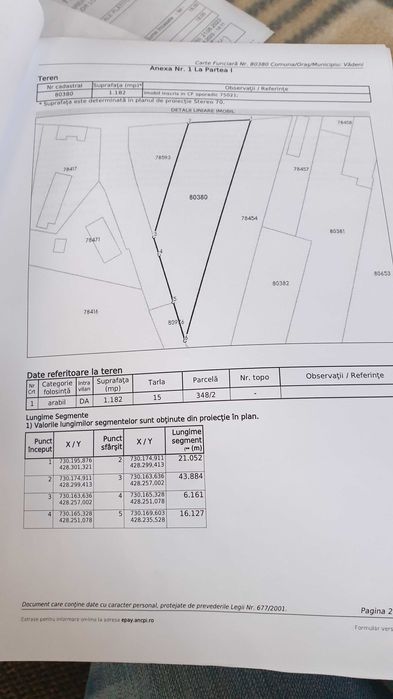 Teren intravilan sat Baldovinesti - Praporgescu
