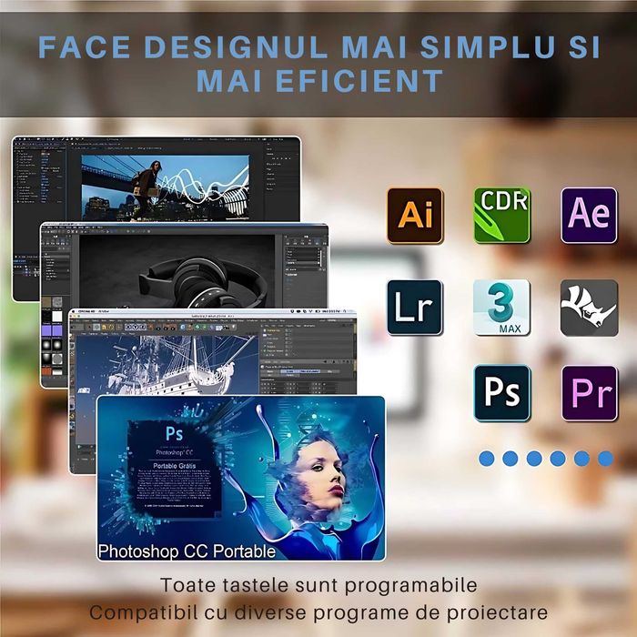 Mini Tastatura macro Mecanica 9+2