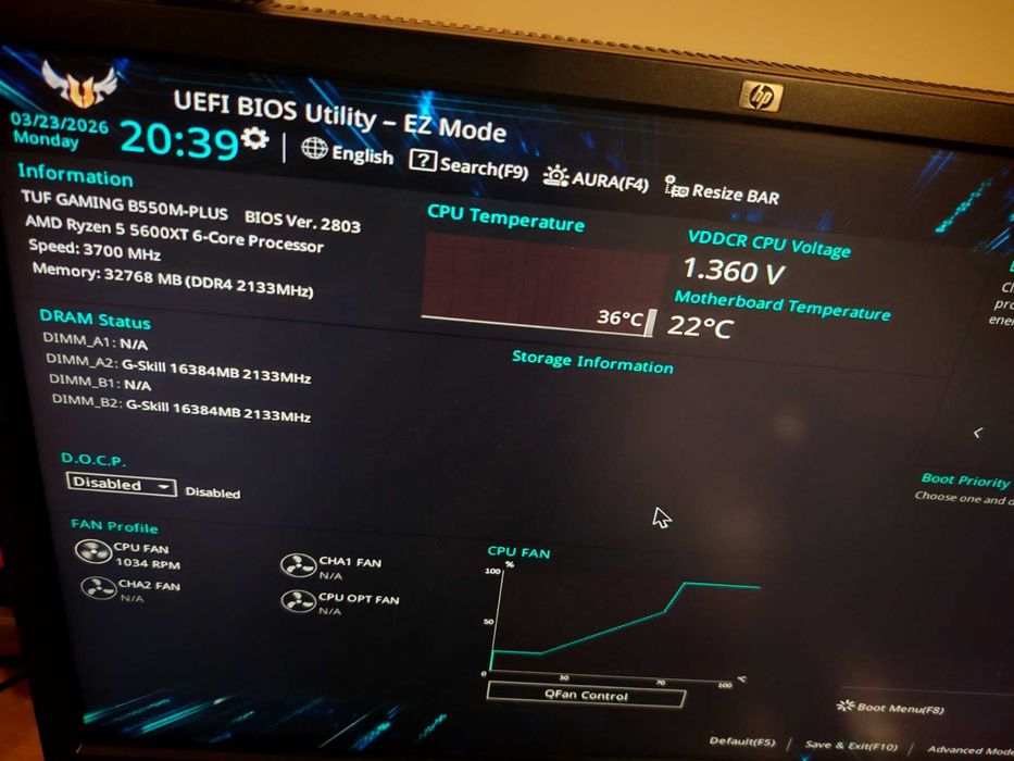 Asus TUF B550M-Plus Gaming + RYZEN 5 5600XT 6-Core (4.7 GHz) AM4