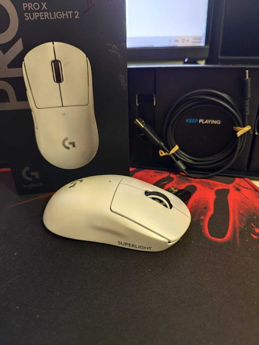 Като Нова Logitech G PRO X SUPERLIGHT 2 White
