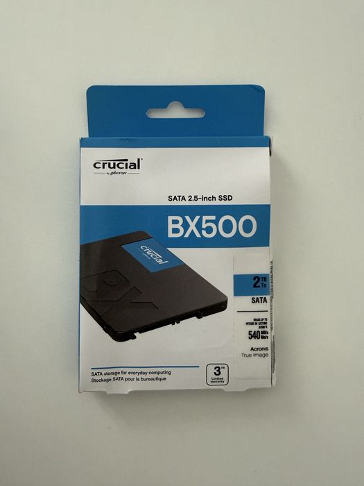 SSD Crucial BX500 2TB SATA III 2.5 inch – Nou, Desfăcut doar pentru poze
