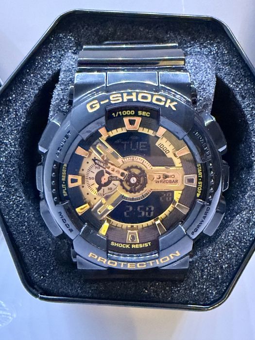 Casio G-Shock GA-110GB-1A Black & Gold- Full Box, Original
