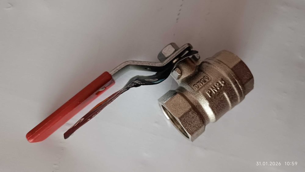 Сферичен кран и спирателен вентил 3/4