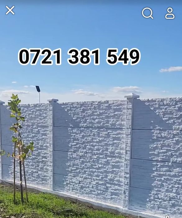 Garduri prefabricate din beton