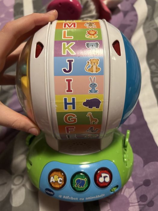 jucarie interactiva 2+ litere si animale