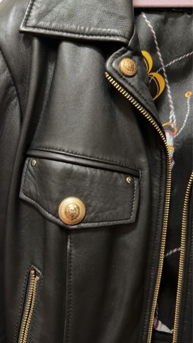 Geaca de piele Balmain