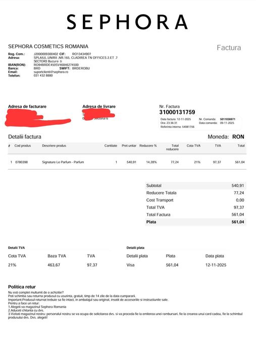 Chloe Le parfum 100ml.