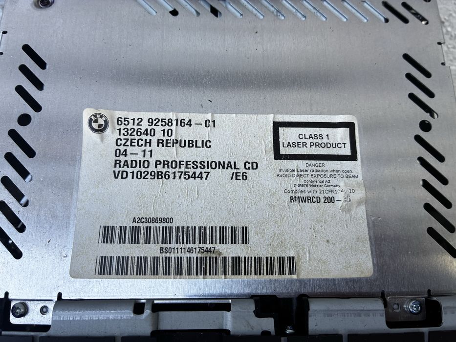 Радио СД БМВ Е90/ Е91/ Е92 (cd professional bmw e90)