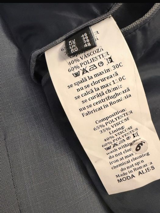 Costum din 3 piese pentru bărbați Sacou Pantaloni și Vesta