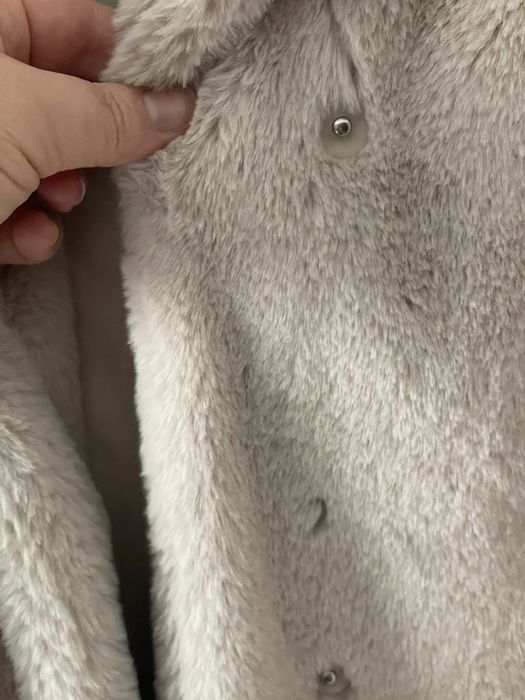 H&M blana artificiala jacheta