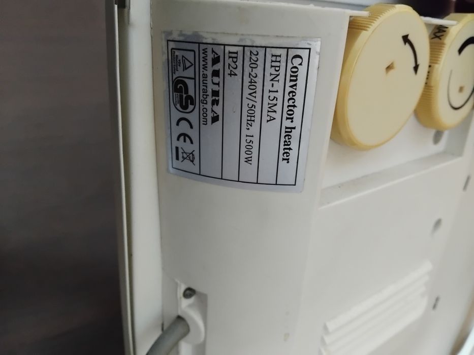 Конвекторна печка Аура