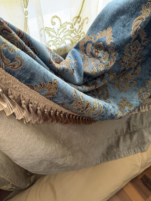 Шторы портьеры, бархат. Классика