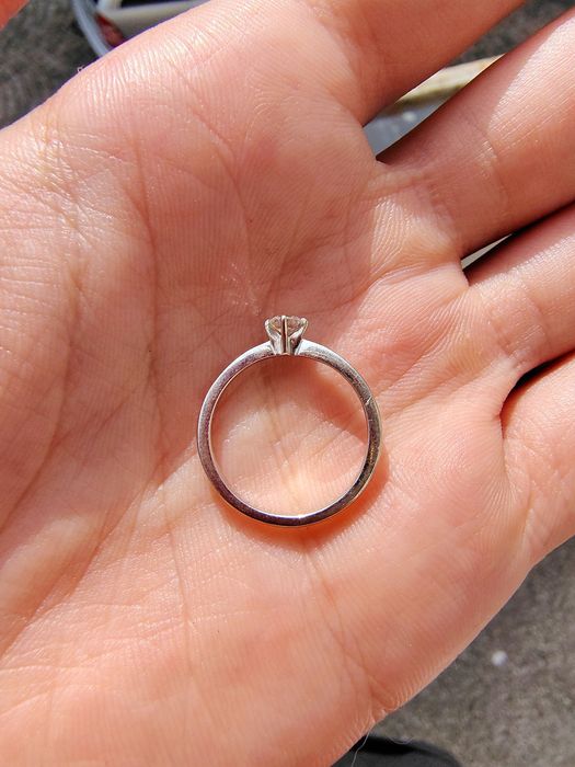 Годежен пръстен Virtuosa – естествен диамант 0.15 ct