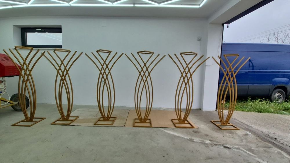 Arcade din metal stalpi mici pentru evenimente tot ce tine de fier