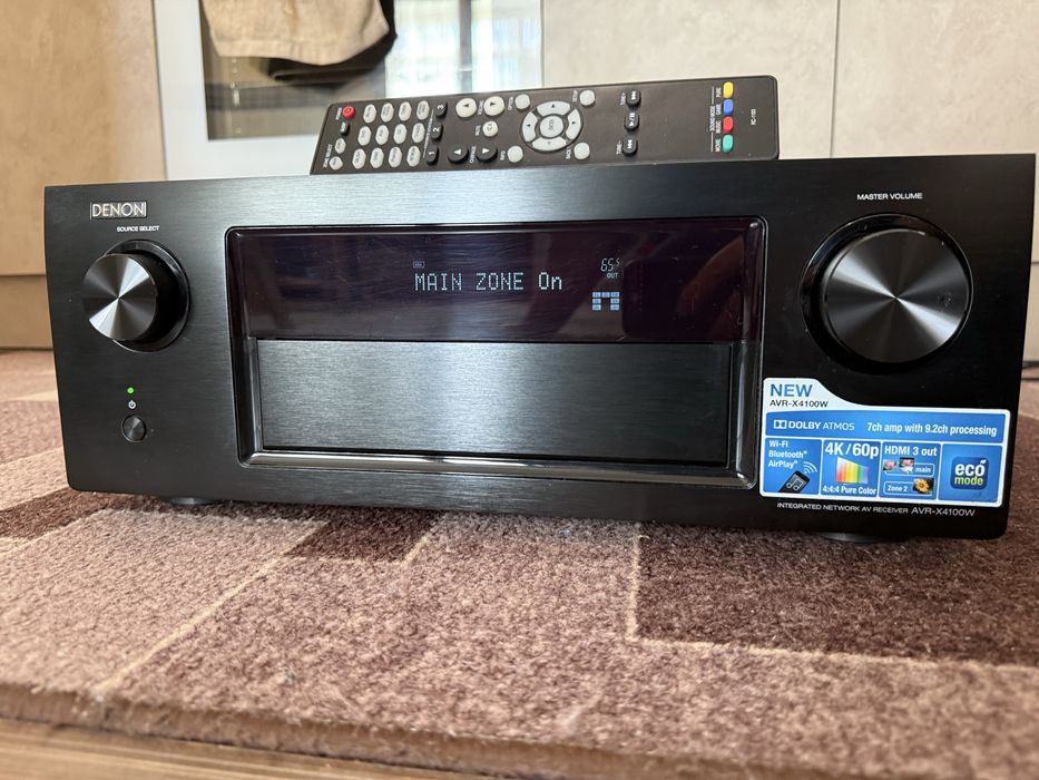 Denon AVR-X4100x Bluetooth Wi Fi Dolby Agmos