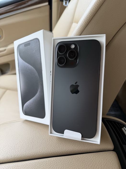 iPhone 15 PRO MAX Titanium Black•256GB•Neverlocked | Fullbox |