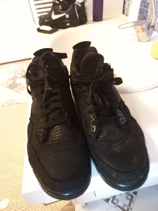 Jordan 4 black cat in stare buna