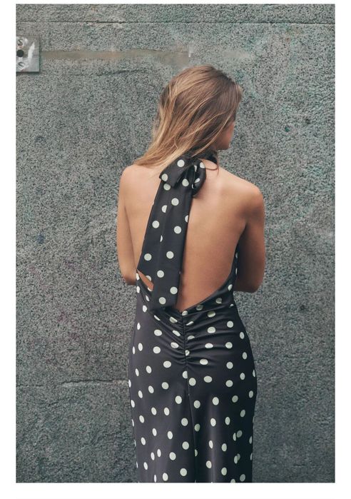 Зара polka dot рокля