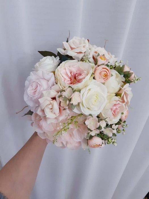 Buchet mireasa / nasa , lumanari