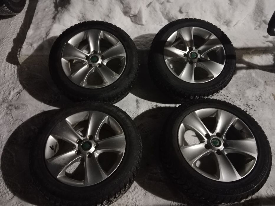 Диски с покрышки от шкоды