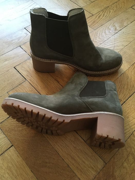 Botine piele intoarsa Tamaris