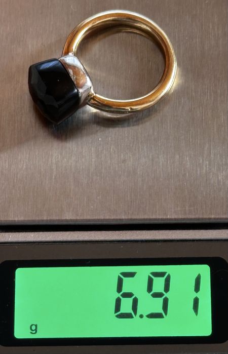 Inel aur cu piatra onix