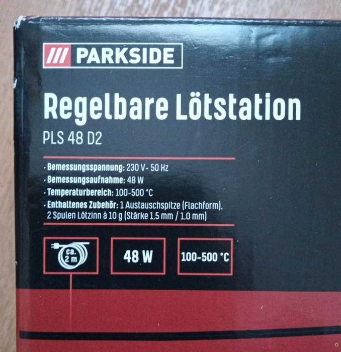 Statie de lipit reglabila Parkside PLS 48 D2, 48 W
