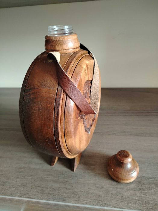 Дървена бъклица за кумова ракия