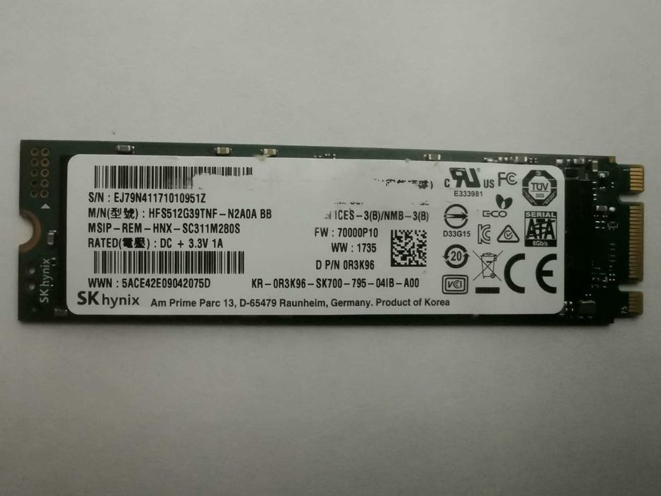 vand SSD MICRON 256Gb M2 nvme