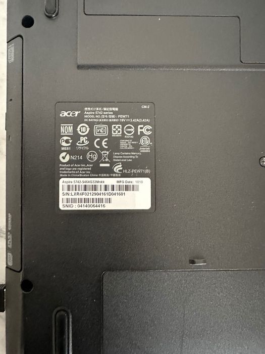 Продавам лаптоп ACER във перфектно състояние.