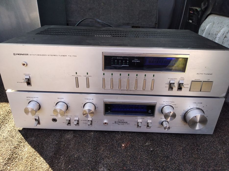 Pioneer Sa710& Tx710 blue line